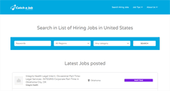 Desktop Screenshot of catchajob.us